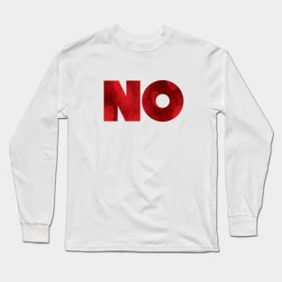 NO TOUCHING Long Sleeve T-Shirt